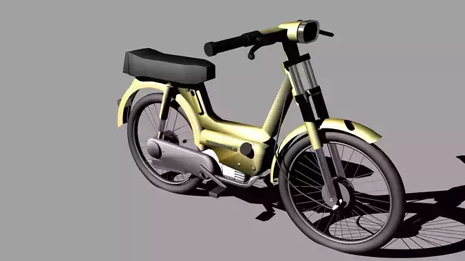 Vespino gold motorcycle