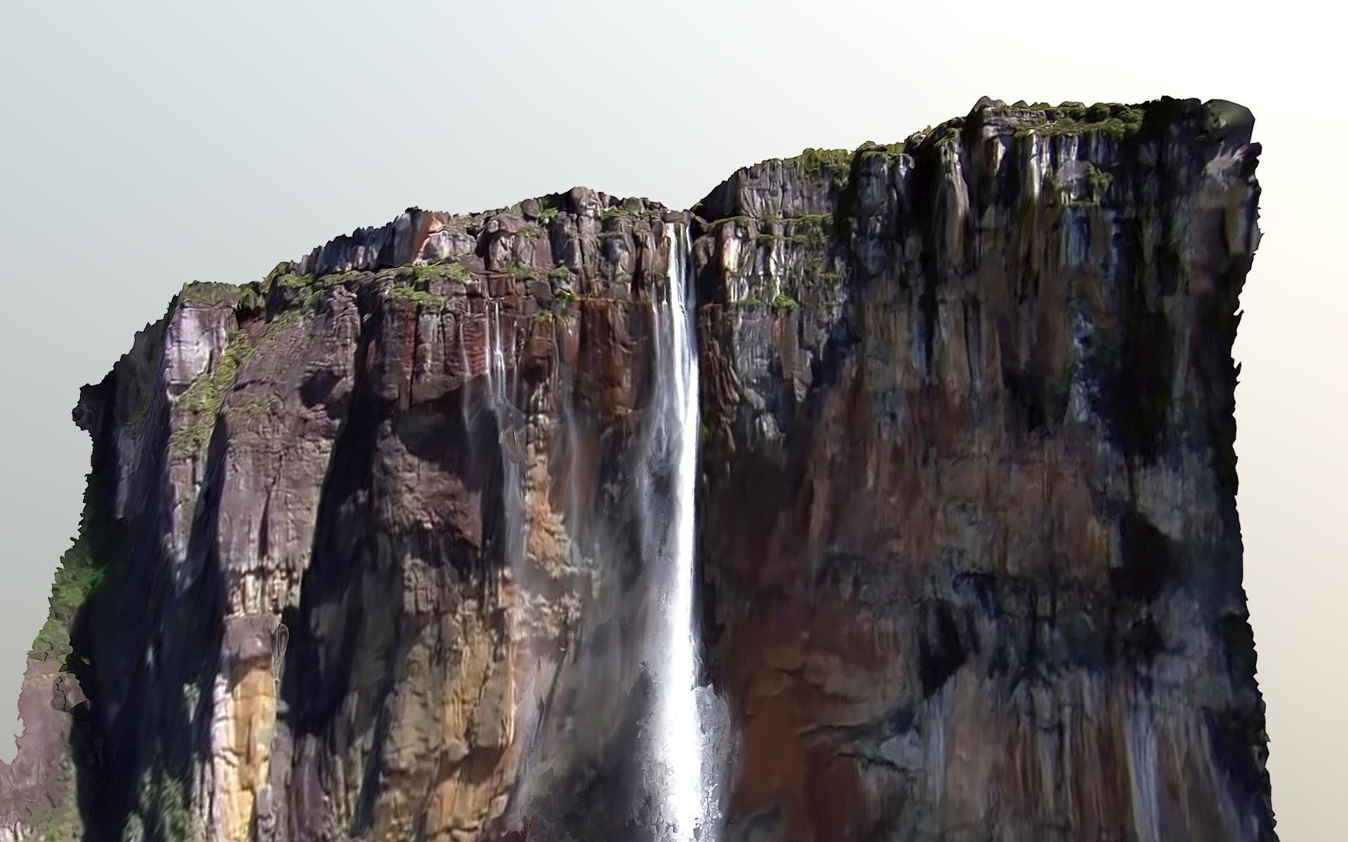 Salto Angel - Angel falls - Kerepakupai Vena 2 3D model_7