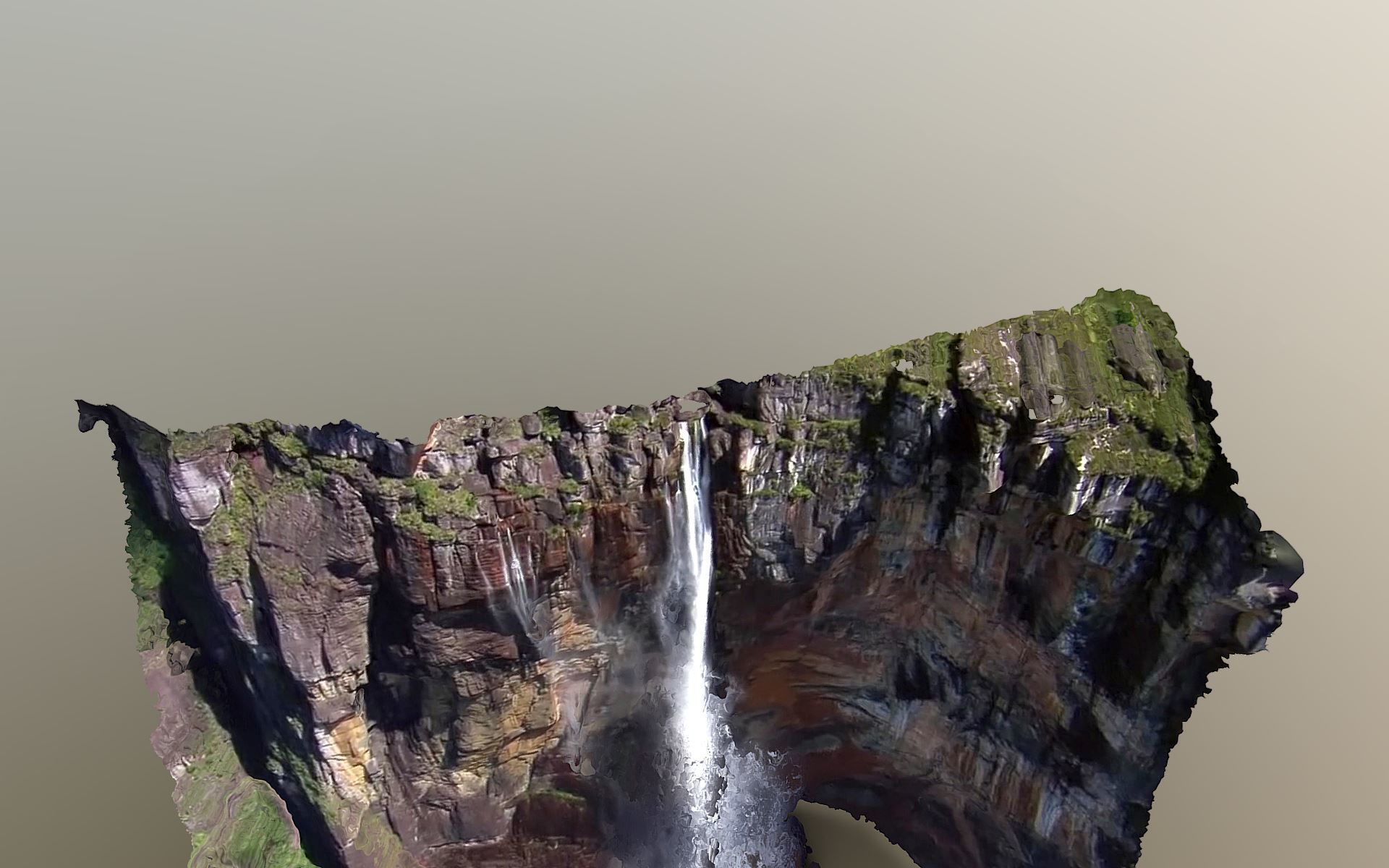 Salto Angel - Angel falls - Kerepakupai Vena 2 3D model_10