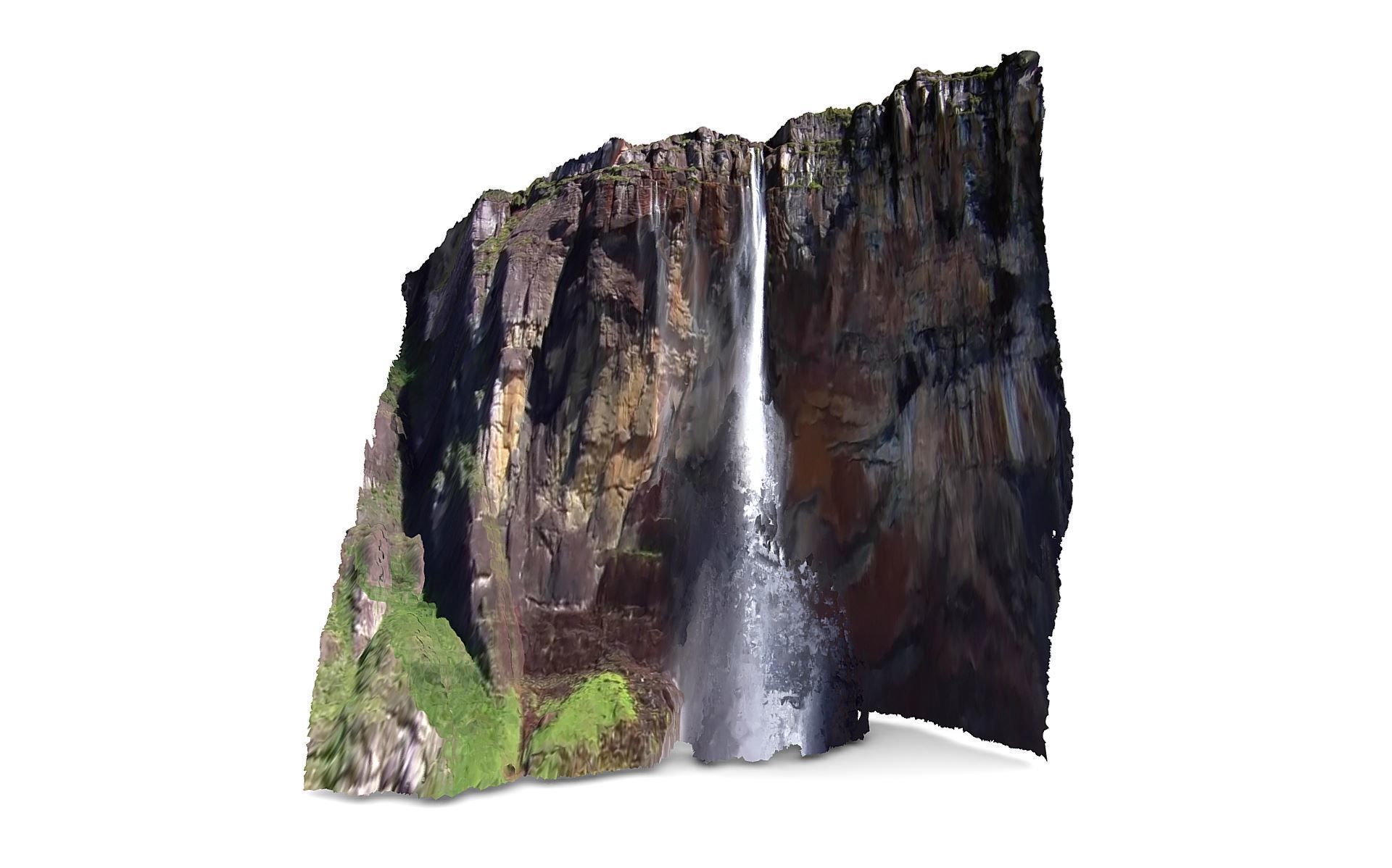 Salto Angel - Angel falls - Kerepakupai Vena 2 3D model_6