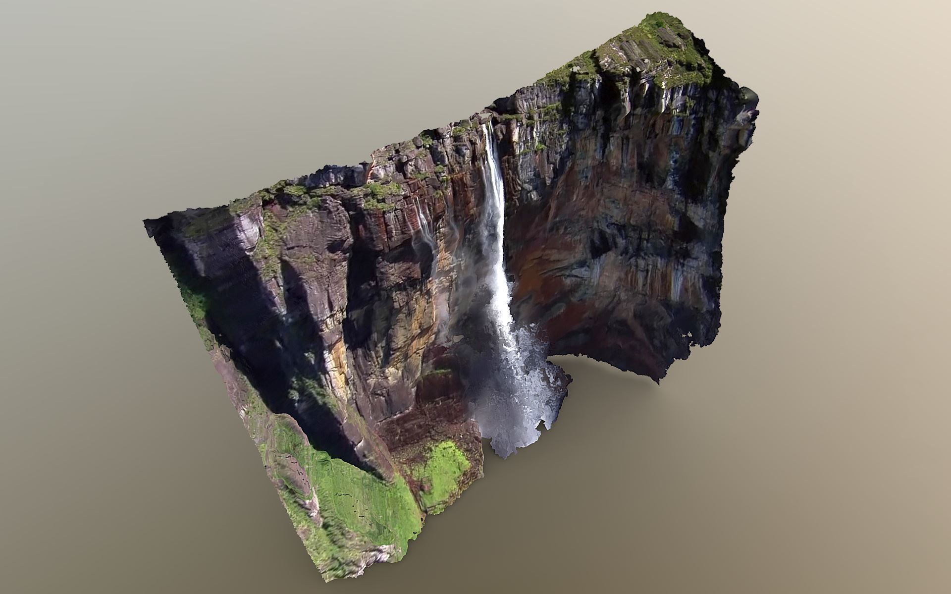 Salto Angel - Angel falls - Kerepakupai Vena 2 3D model_11