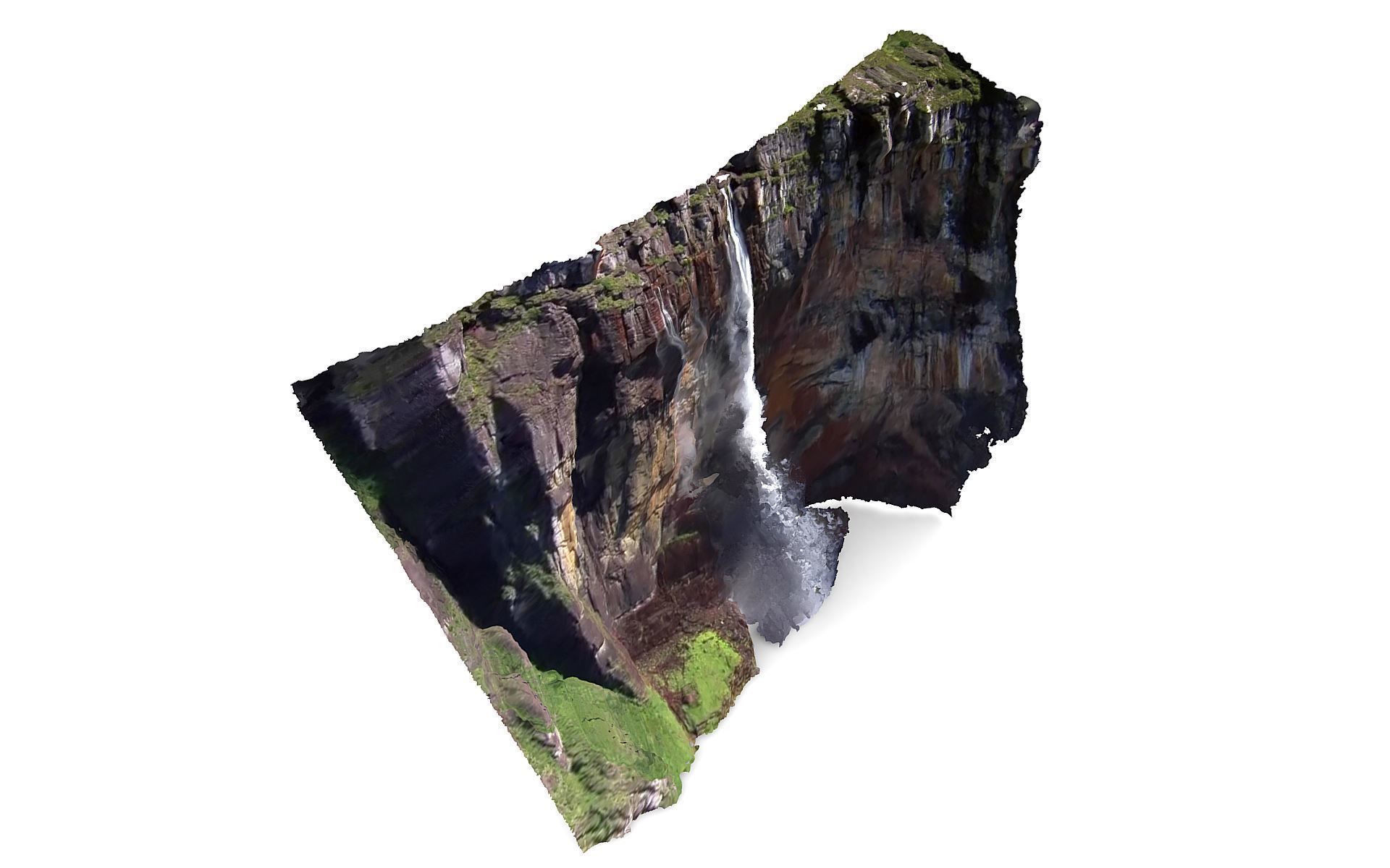 Salto Angel - Angel falls - Kerepakupai Vena 2 3D model_13