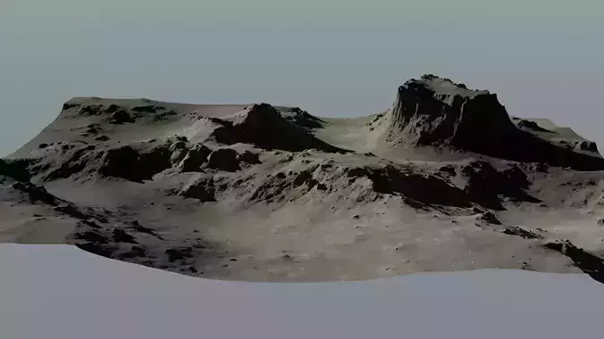 Planet  Surface 3D model 3D model