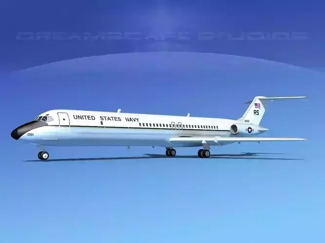Douglas C-9-50 Skytrain US Navy 3D model