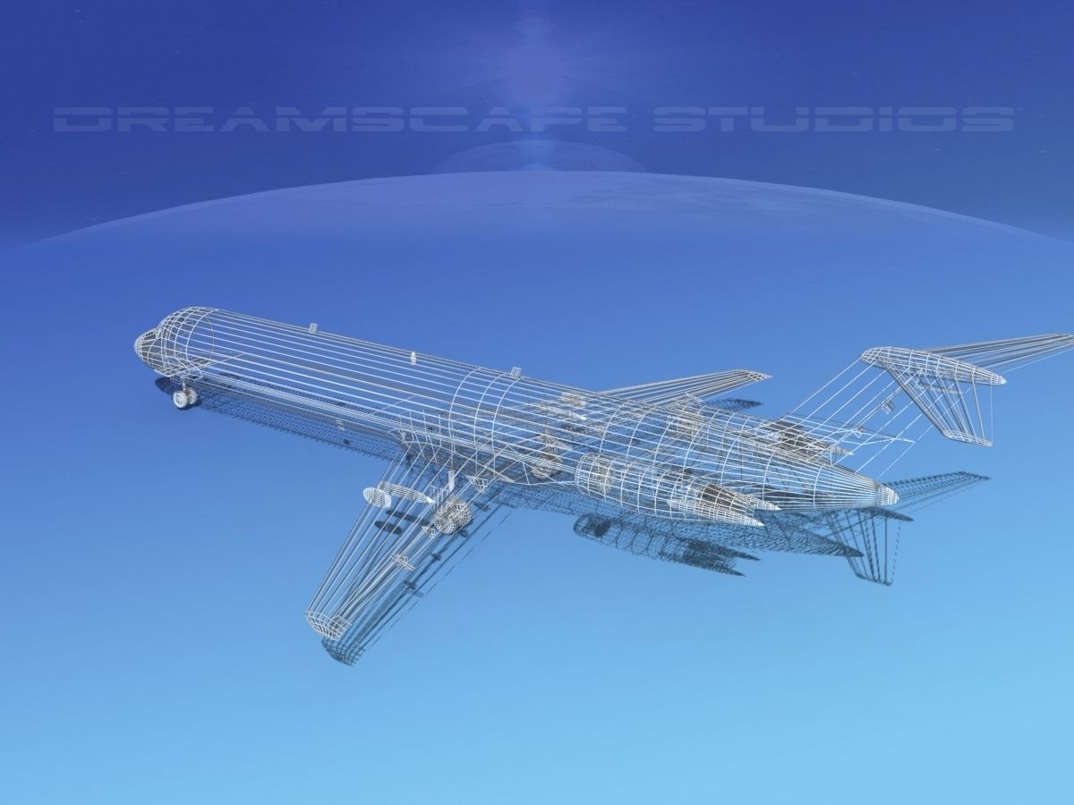 Douglas C-9-50 Skytrain US Navy 3D model_13