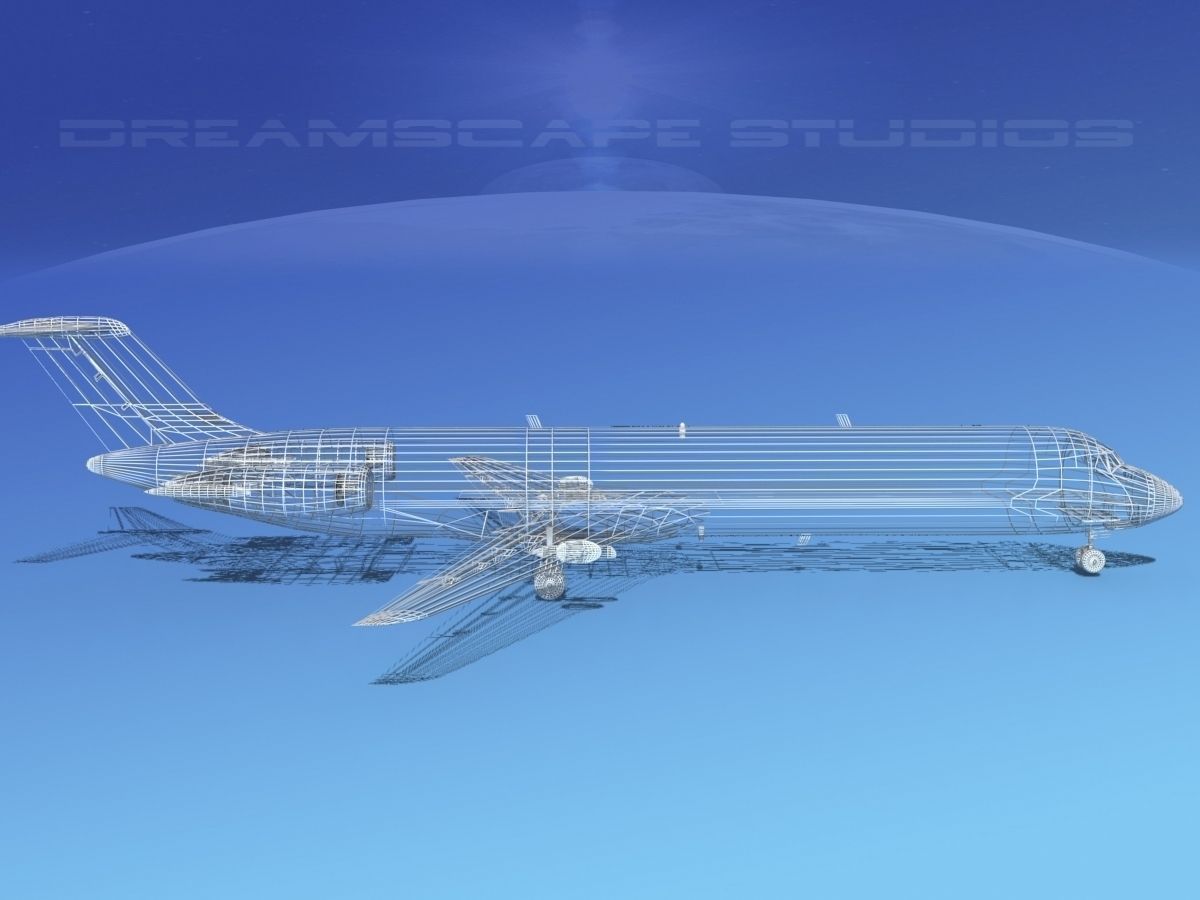 Douglas C-9-50 Skytrain US Navy 3D model_15