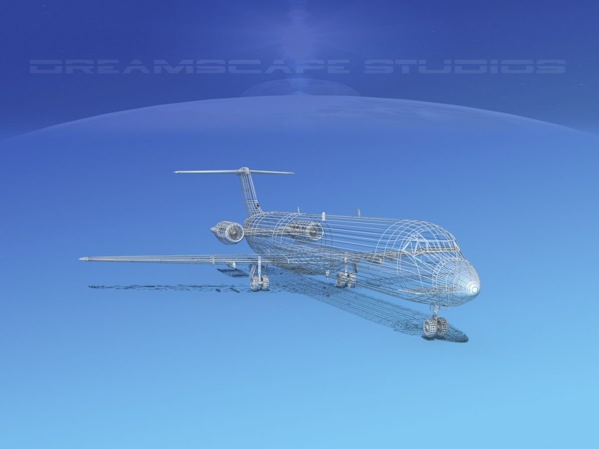 Douglas C-9-50 Skytrain US Navy 3D model_12