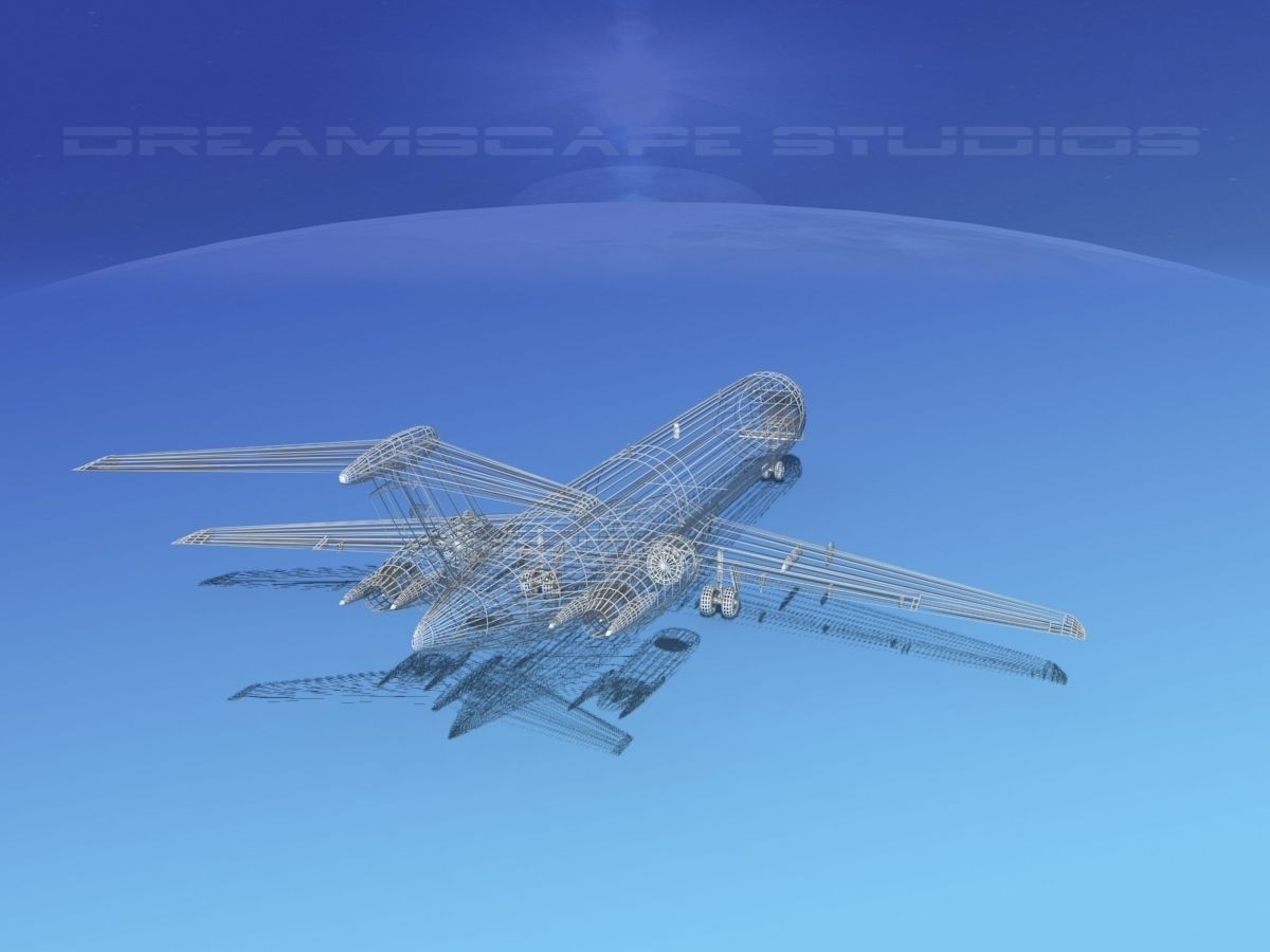 Douglas C-9-50 Skytrain US Navy 3D model_14