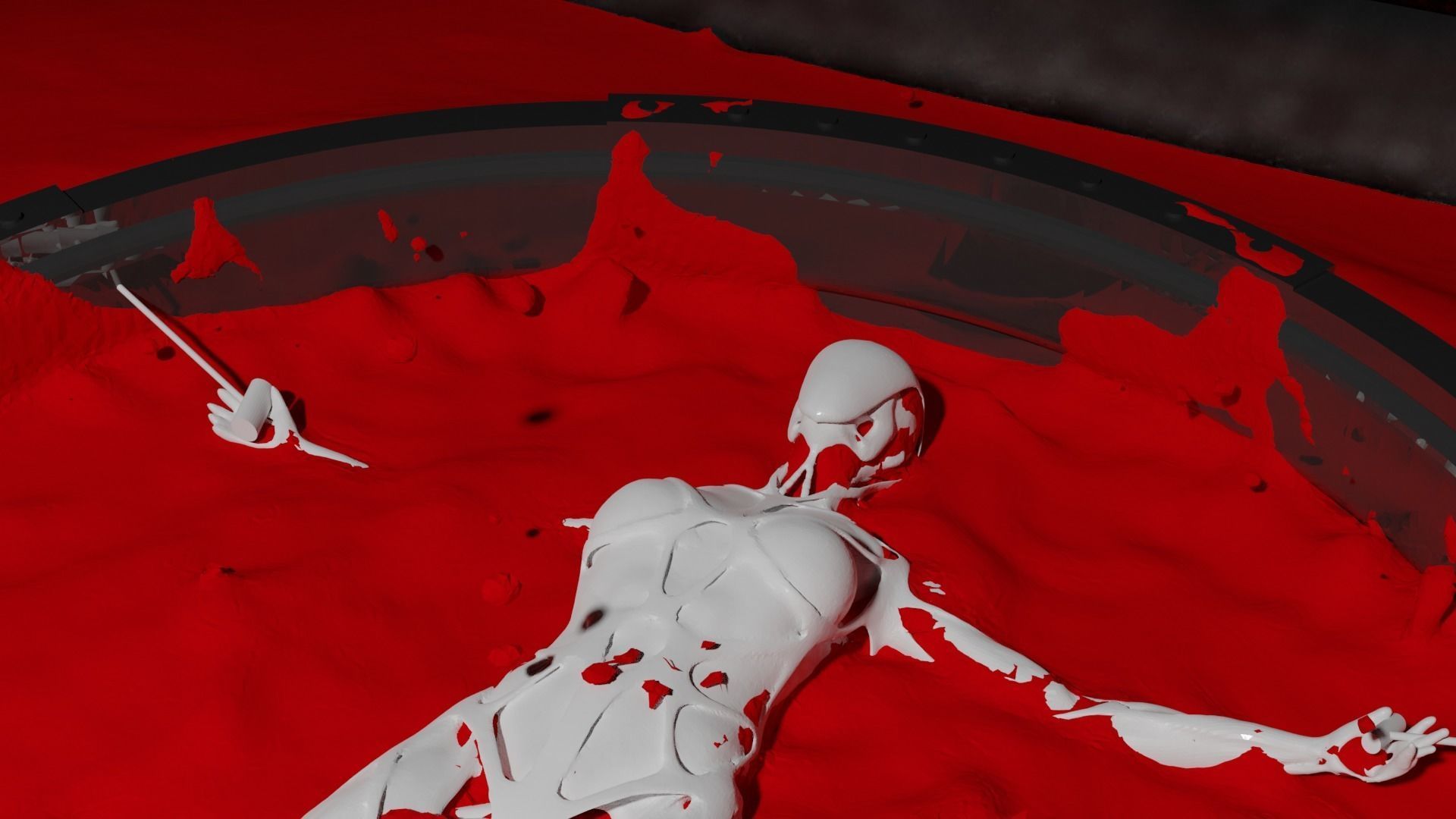 WestWorld Drone Host with blender animation 3D print model_4