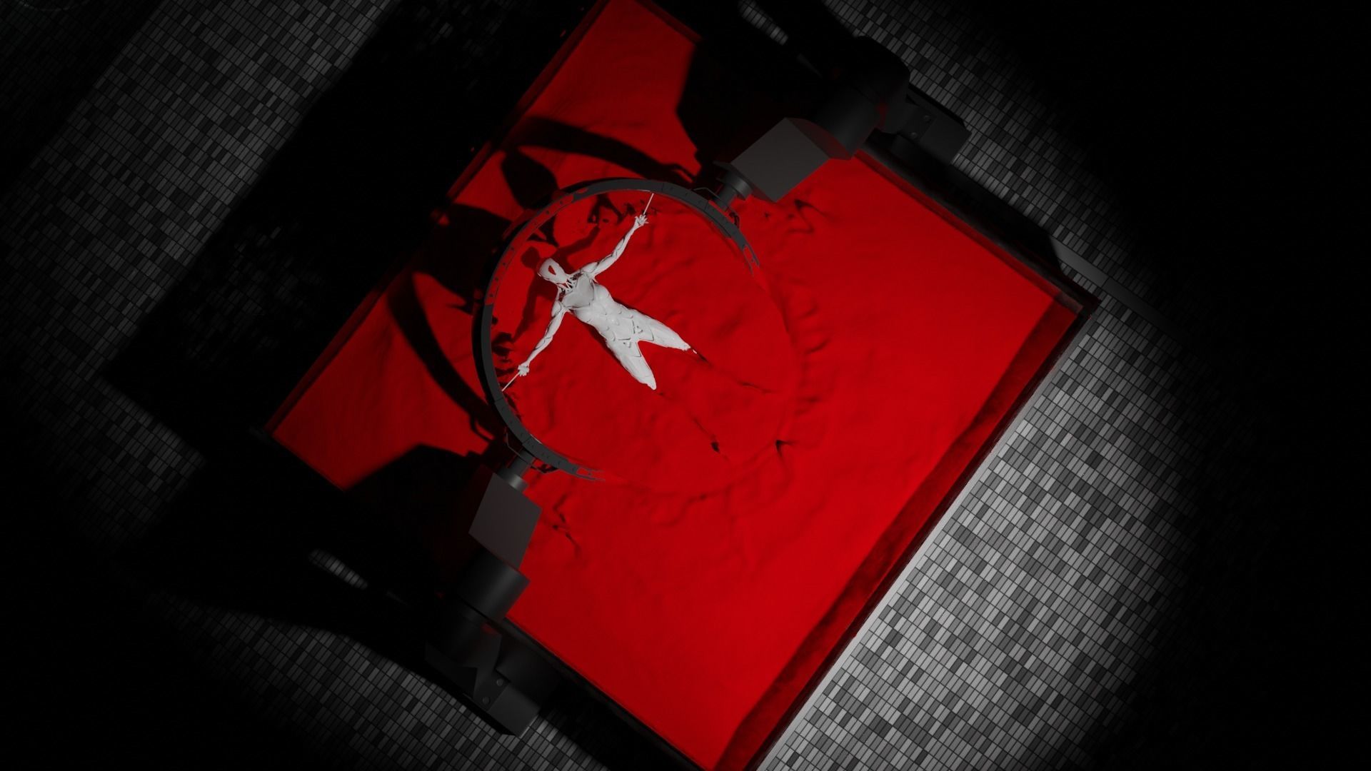 WestWorld Drone Host with blender animation 3D print model_6