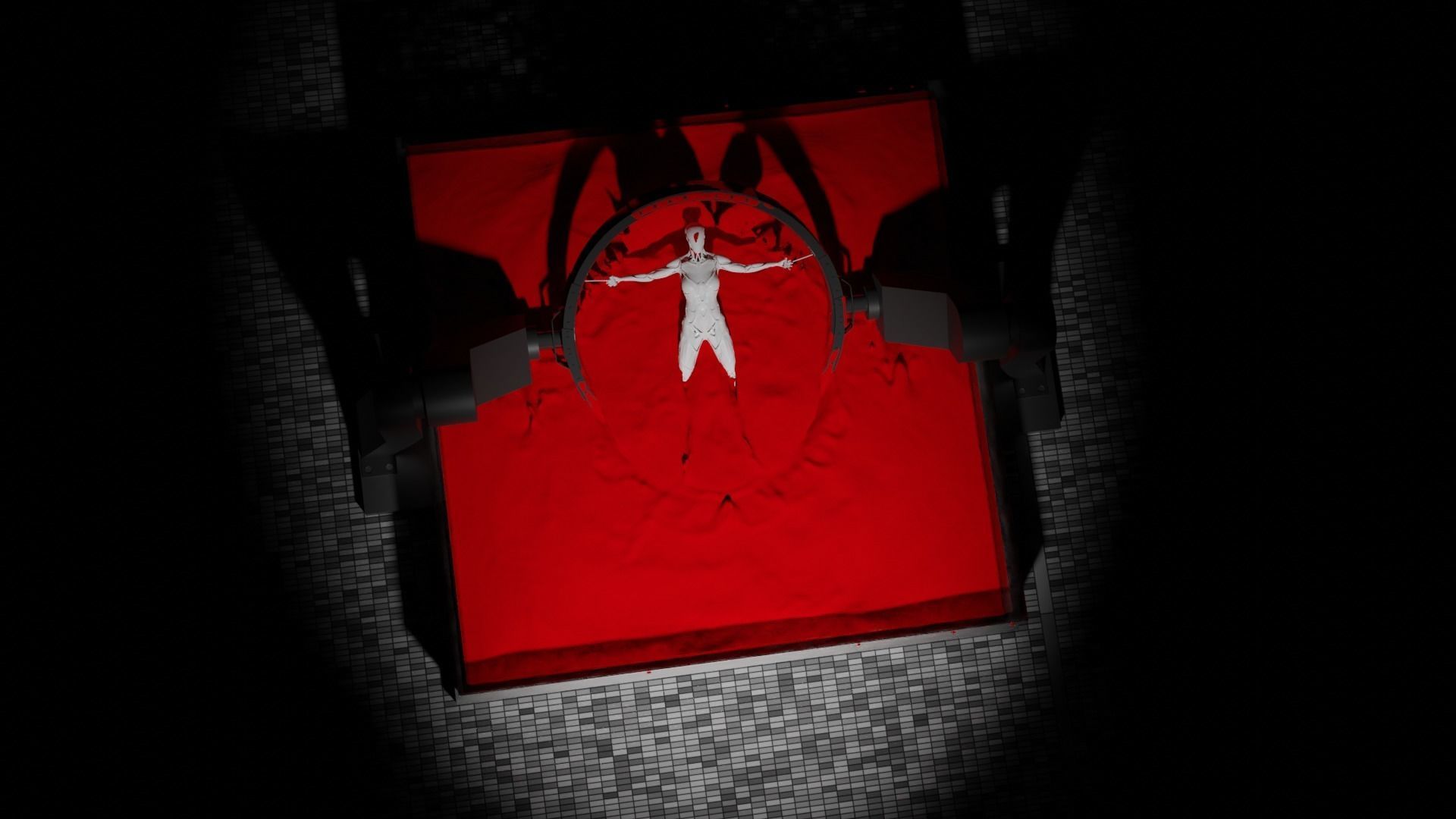 WestWorld Drone Host with blender animation 3D print model_7