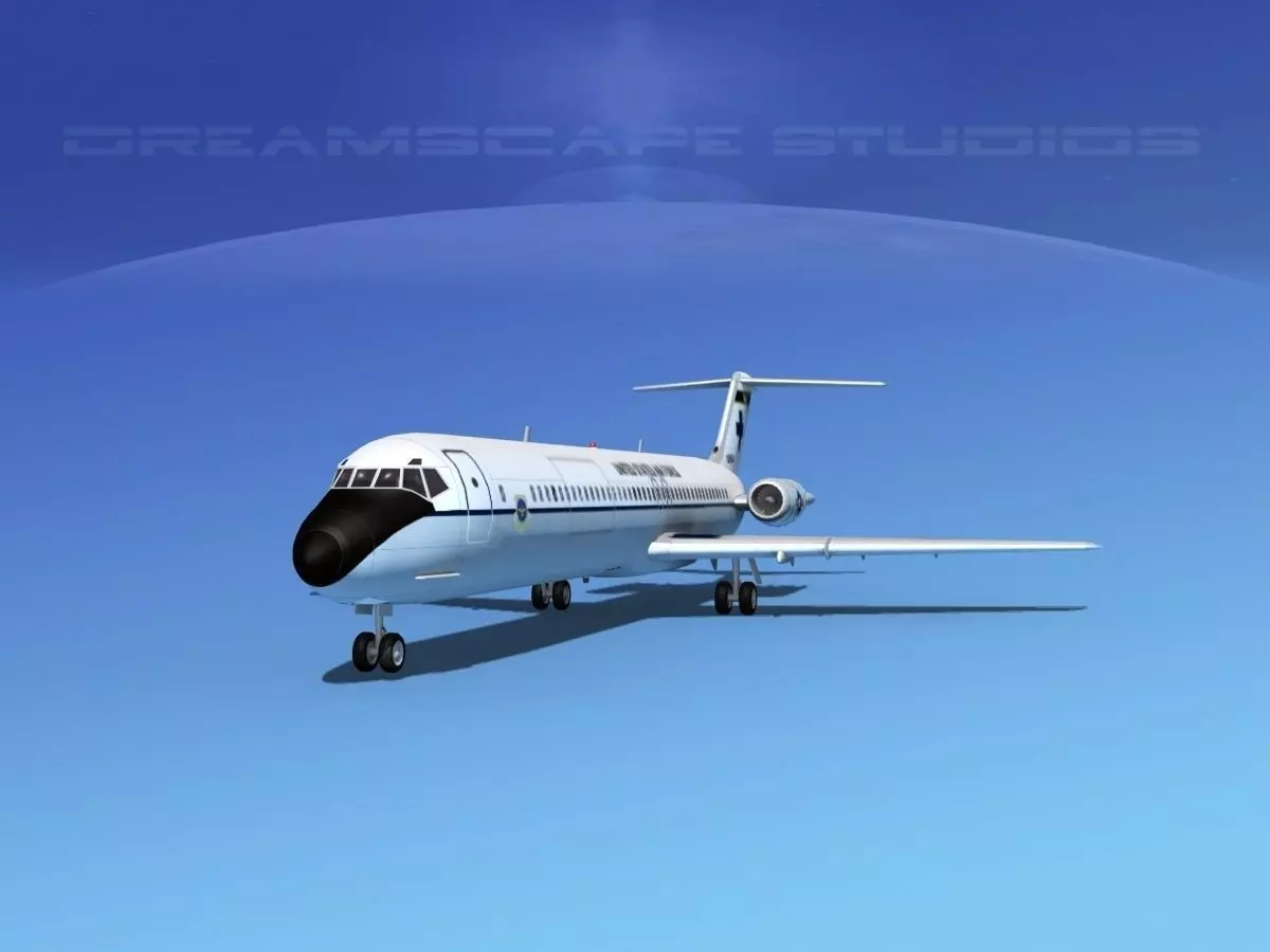 Douglas C-9-50 Nightingale US Air Force 3D model