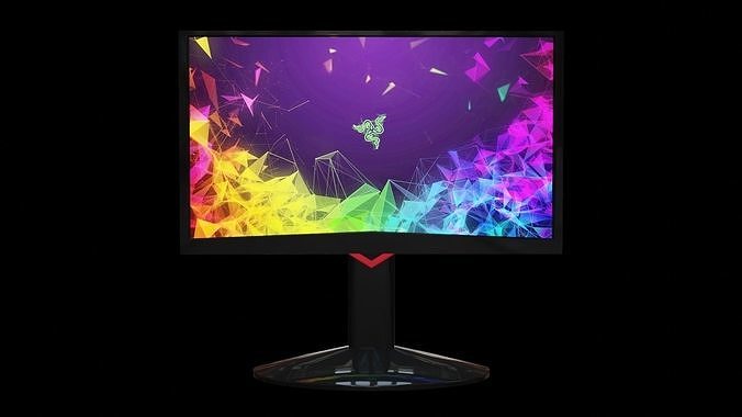 Gaming Monitor 3D model
