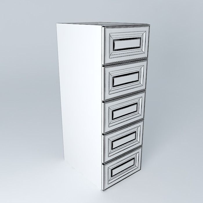 Royal Artycja Kitchen Cabinet DST 5 45 136 5S 3D model_3