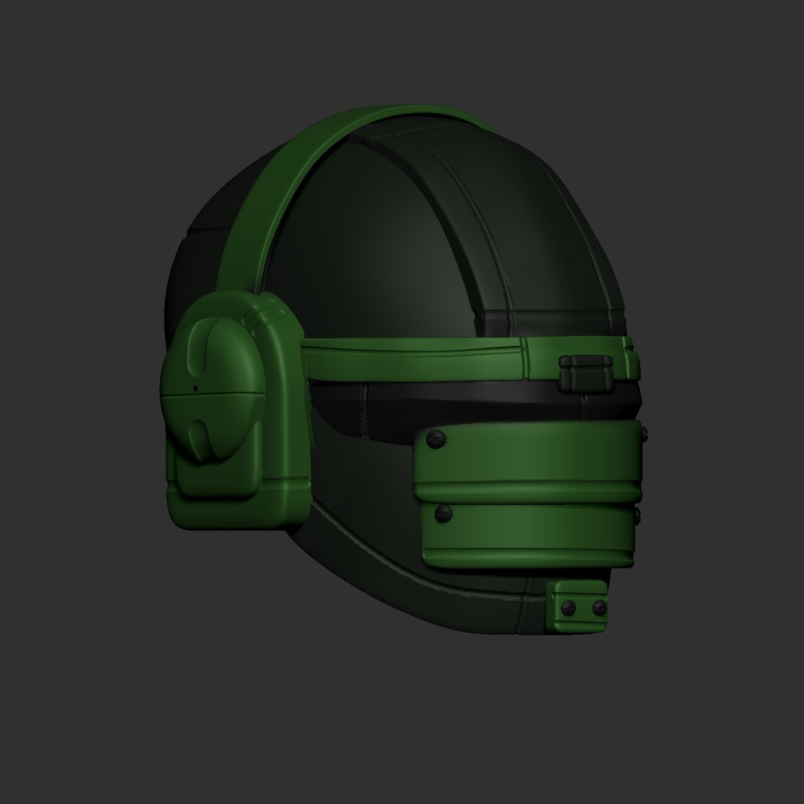 helmet fantasy high poly sculpt 3d printable 3D model | CGTrader