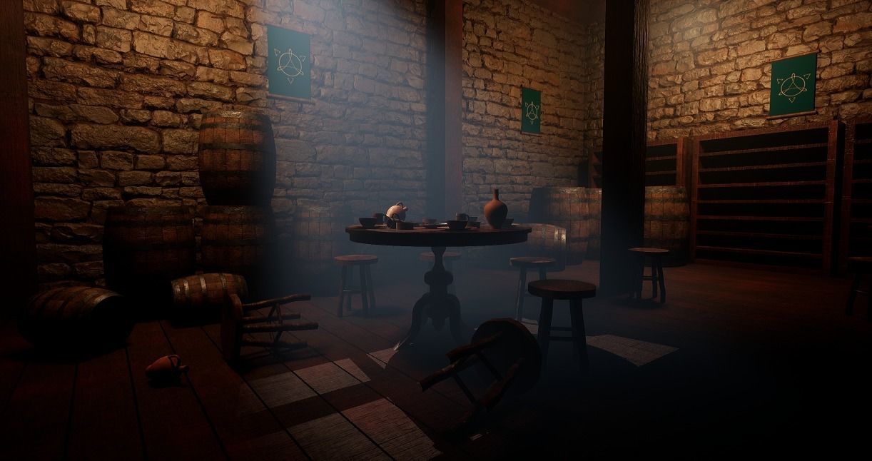 Medieval Tavern - UE4 Low-poly 3D model_13