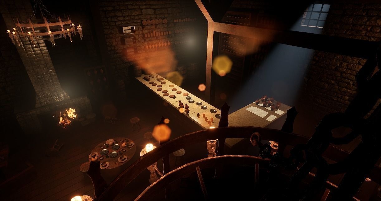 Medieval Tavern - UE4 Low-poly 3D model_15