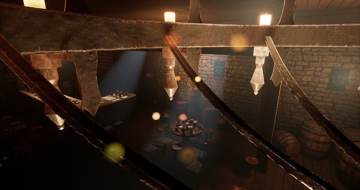 Medieval Tavern - UE4 Low-poly 3D model_9