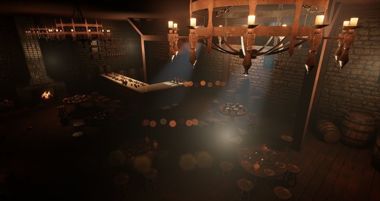 Medieval Tavern - UE4 Low-poly 3D model_3