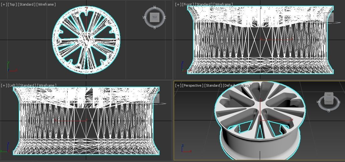 Car Rim 3D model_5