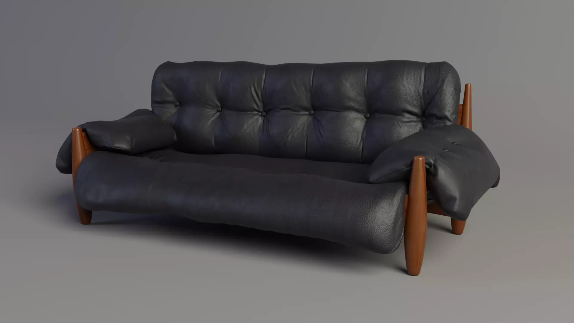 Sofa Mole by Sergio Rodrigues 3D model