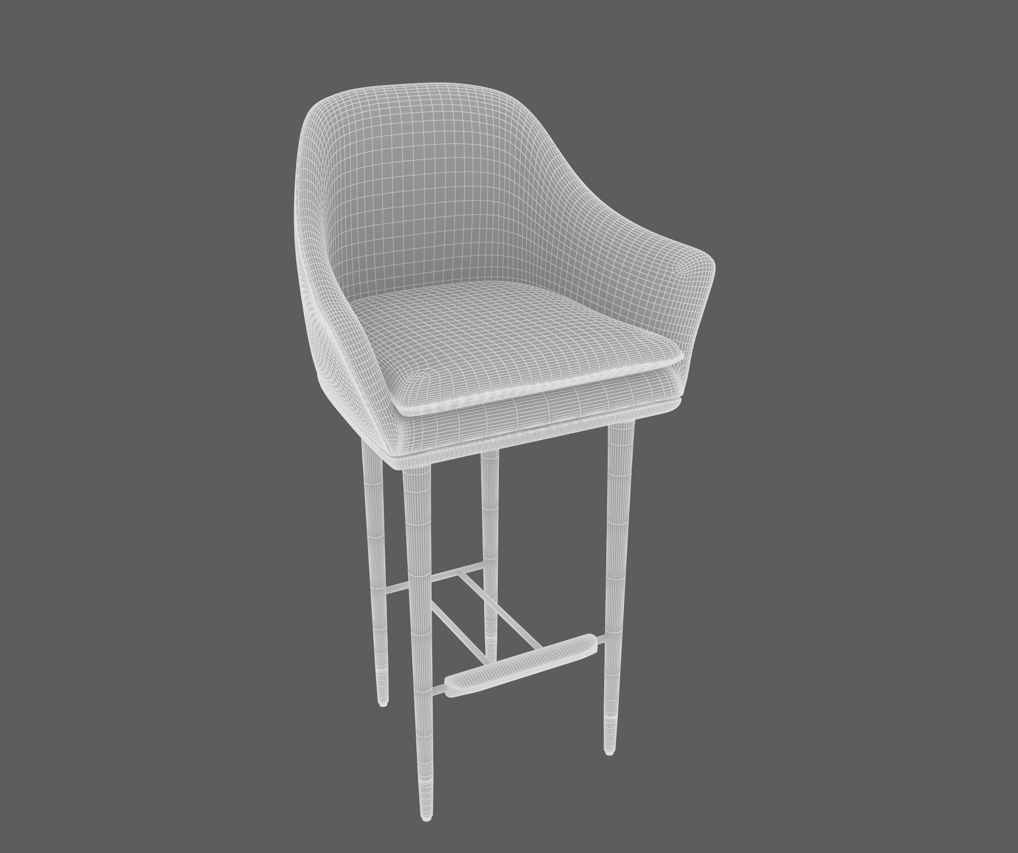 Bar Stools 3D model_6