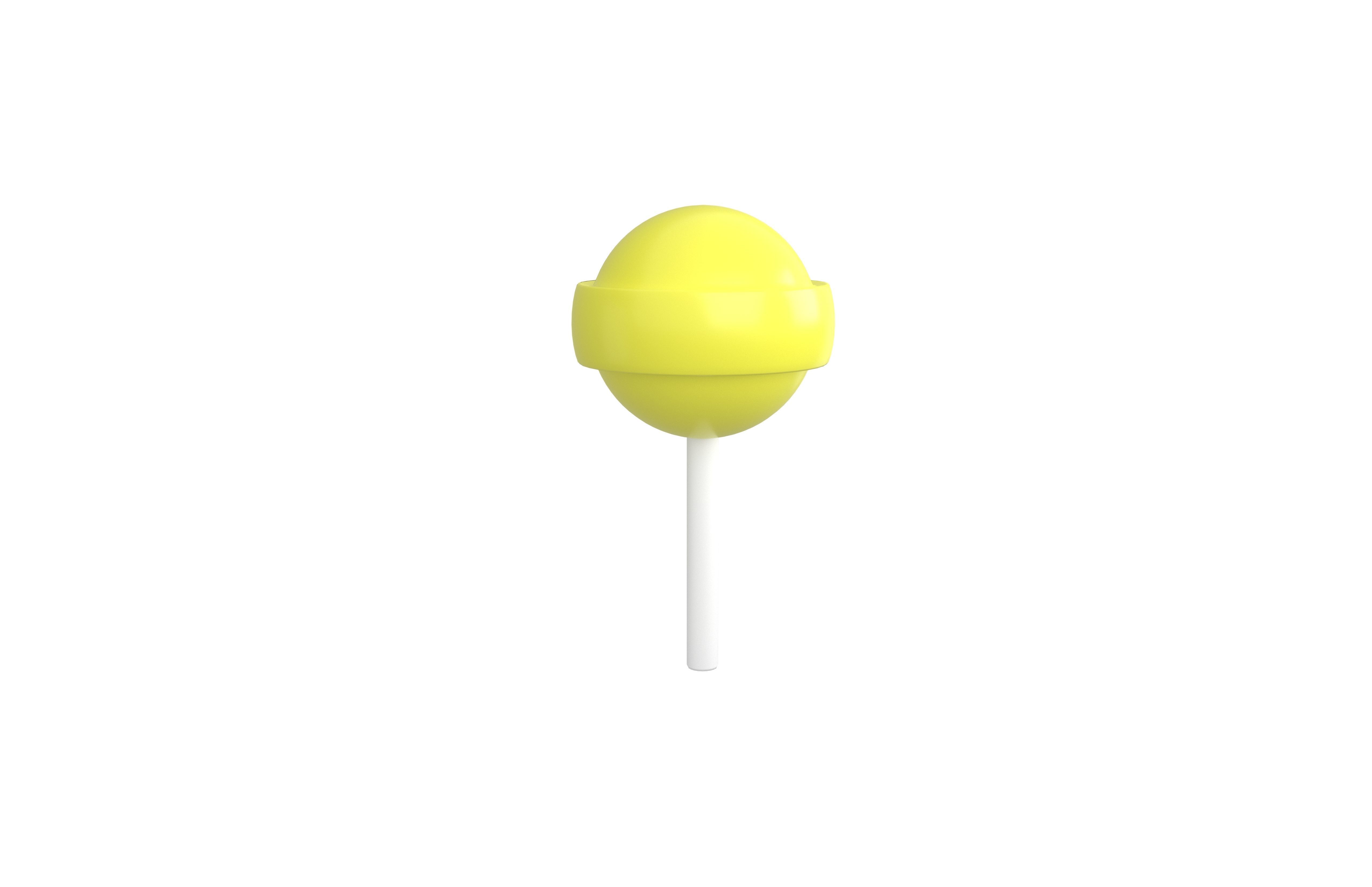 Lollipop v3 013 Low-poly 3D model_3