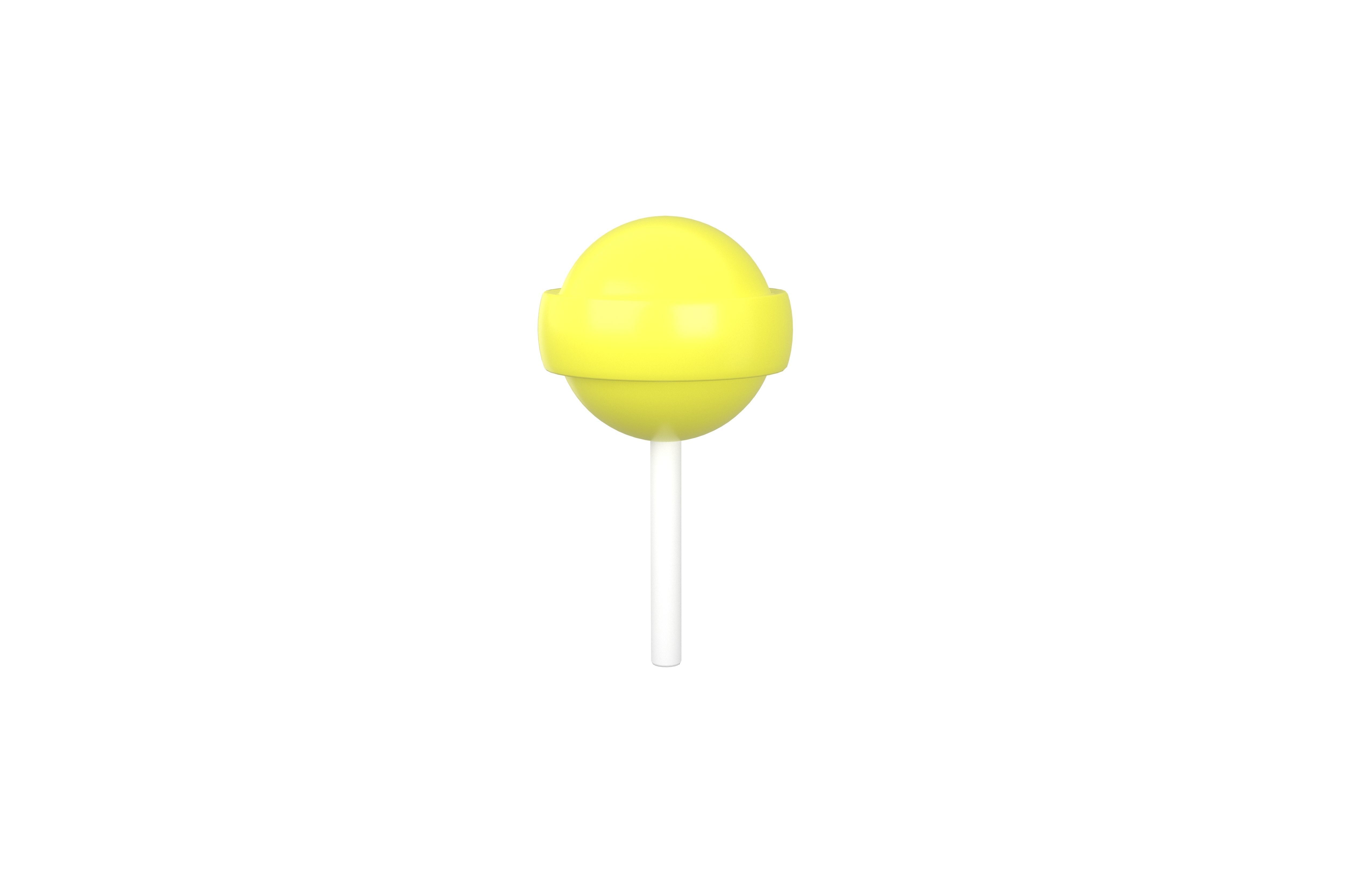 Lollipop v3 013 Low-poly 3D model_2