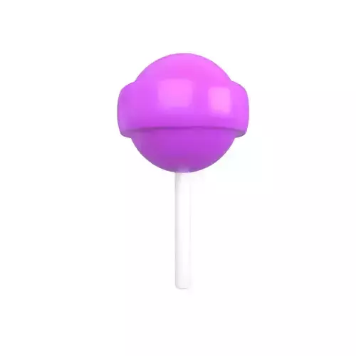 Lollipop v3 015 Low-poly 3D model