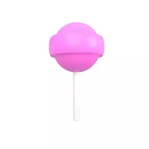 Lollipop v3 016 Low-poly 3D model