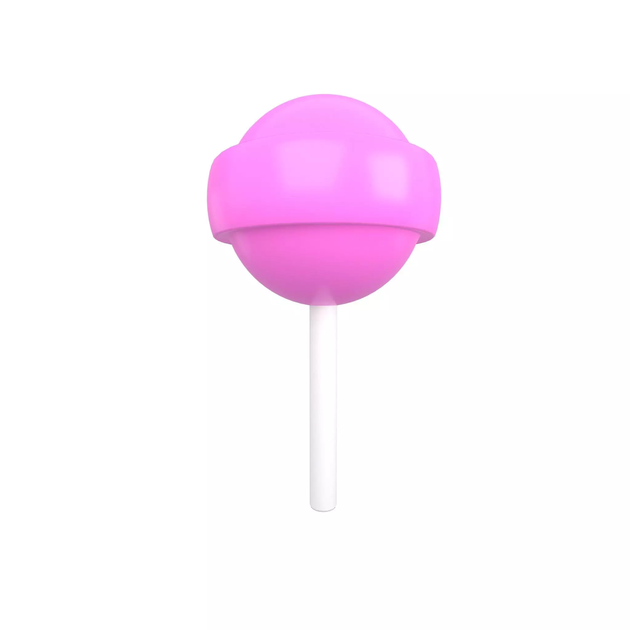 Lollipop v3 016 Low-poly 3D model_0