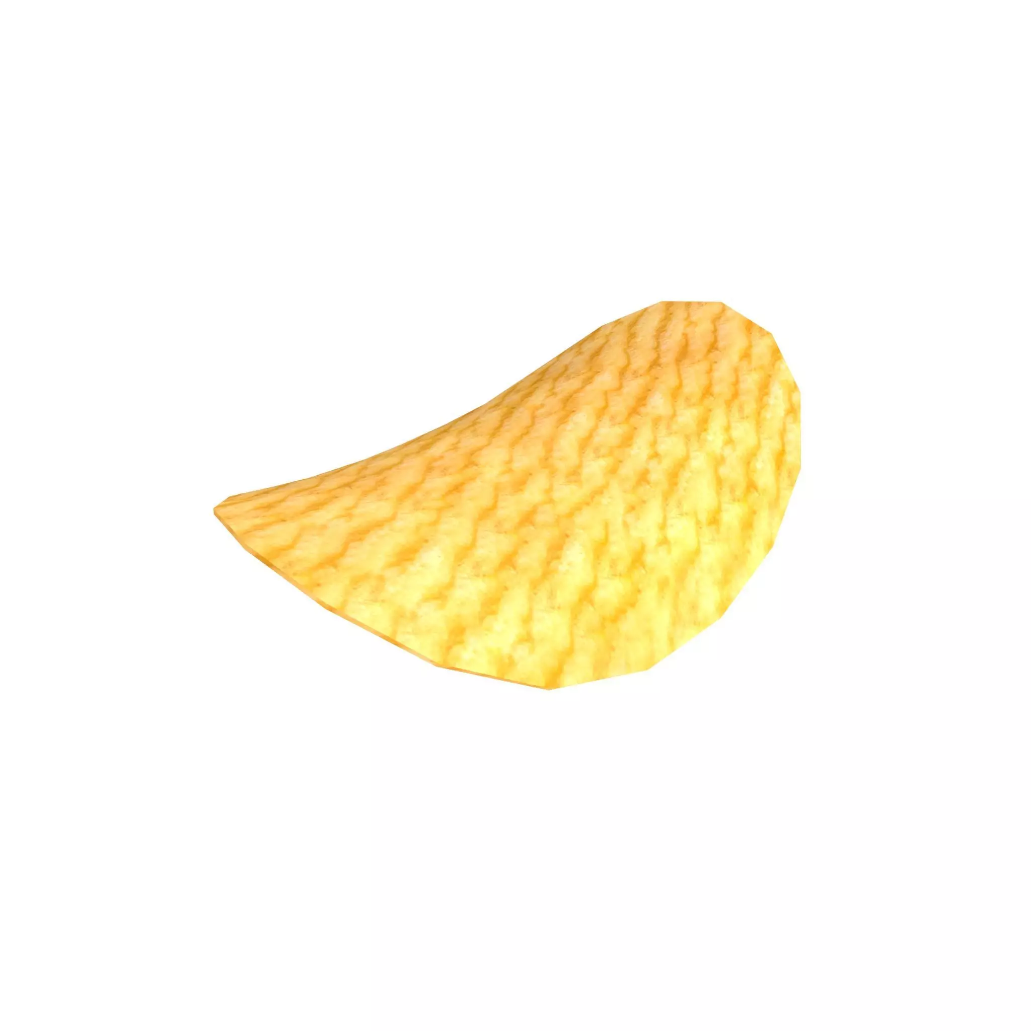 Potato Chips v1 001 Low-poly 3D model