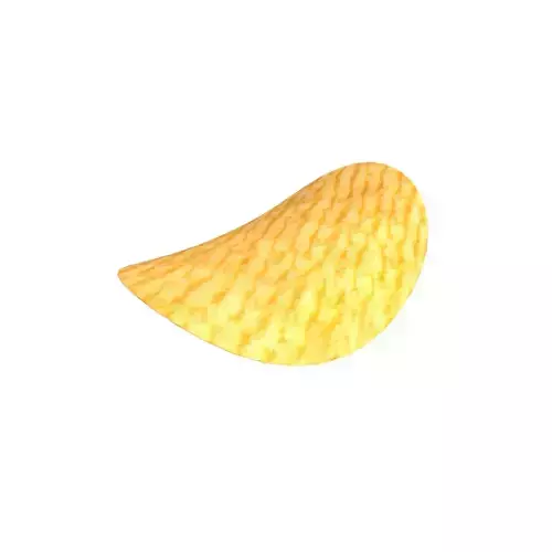 Potato Chips v1 002 Low-poly 3D model