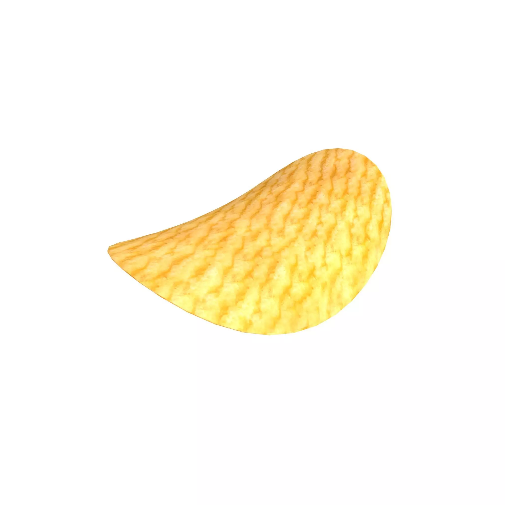 Potato Chips v1 002 Low-poly 3D model