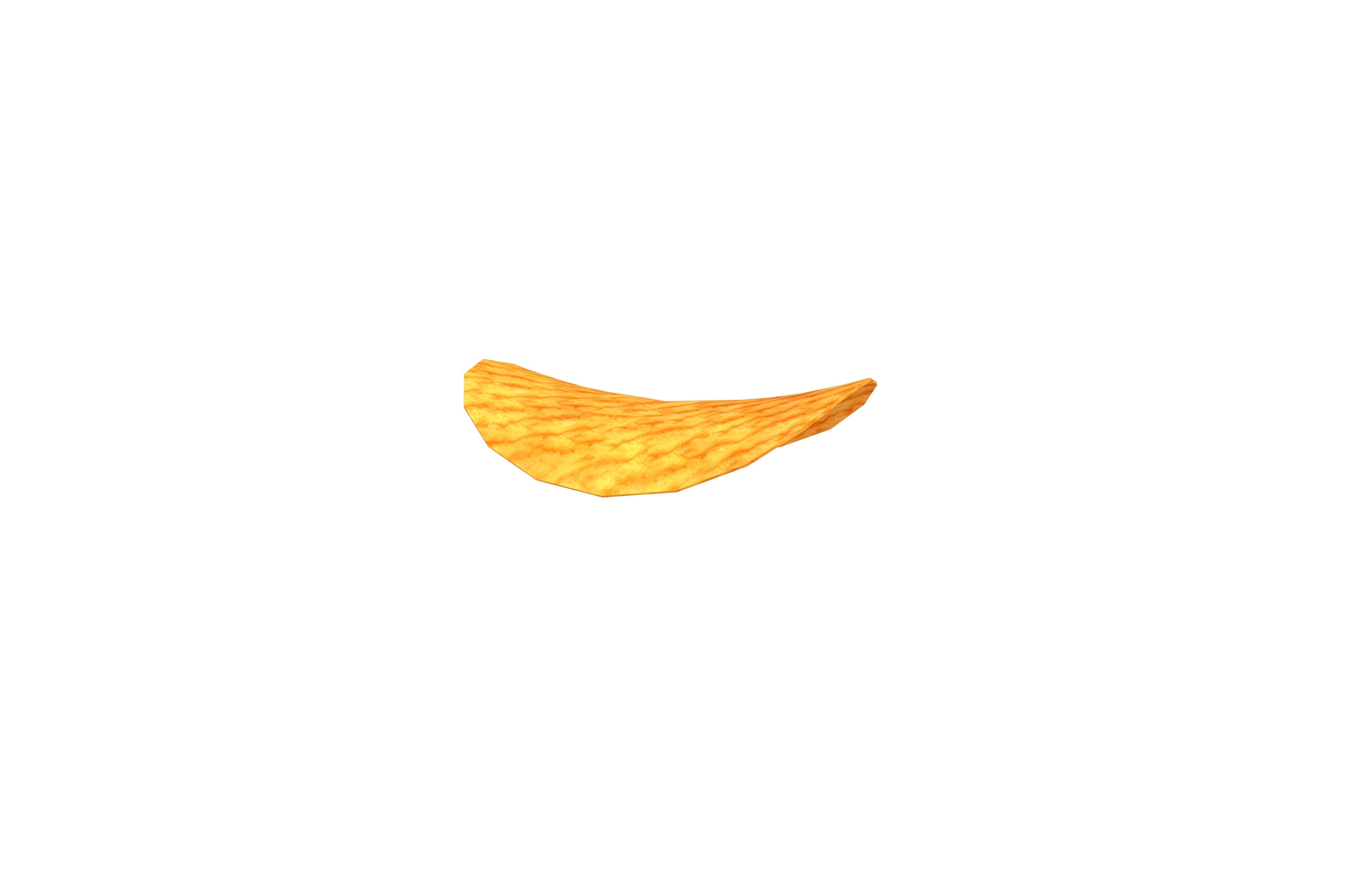 Potato Chips v1 003 Low-poly 3D model_2