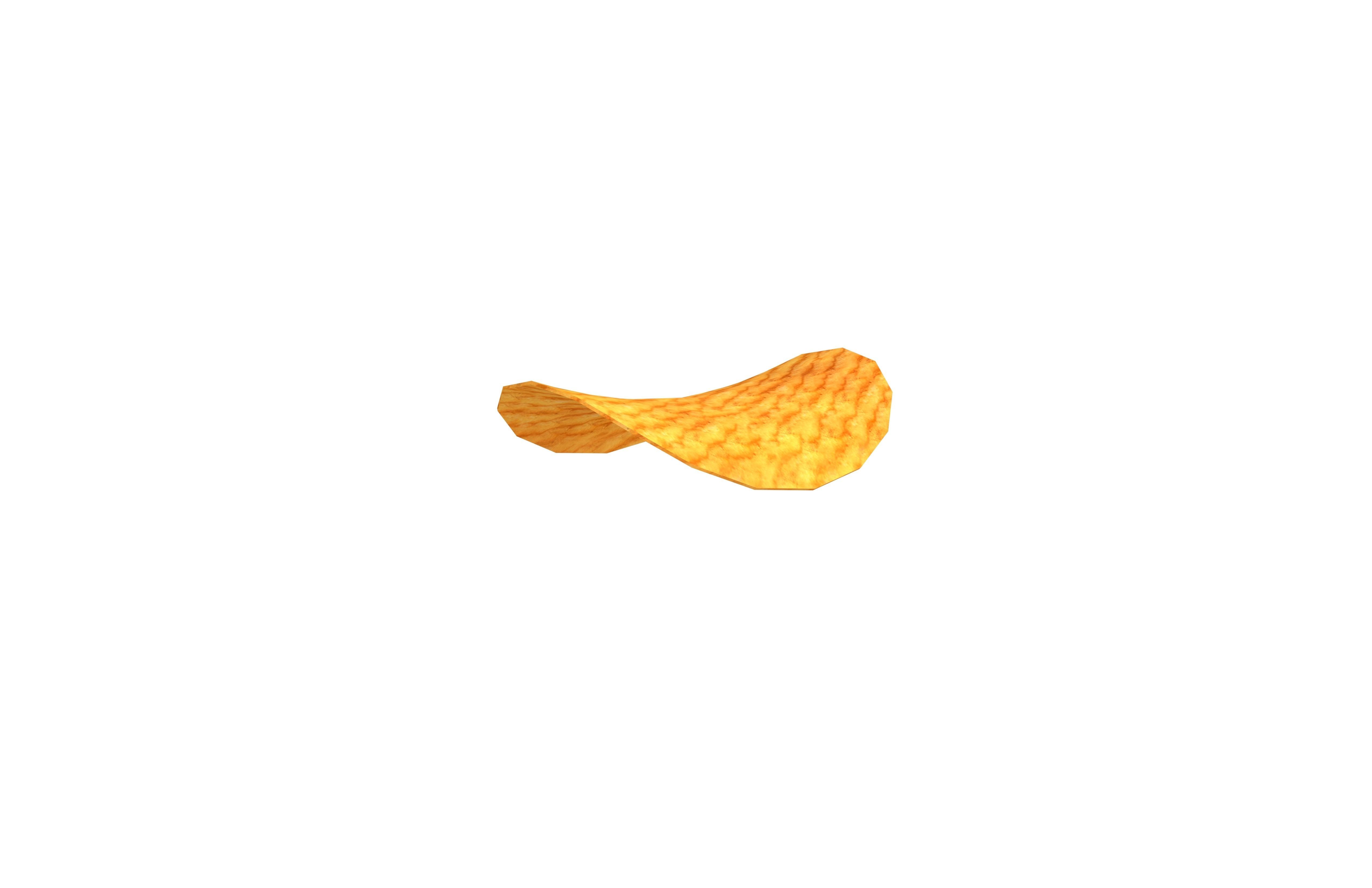 Potato Chips v1 003 Low-poly 3D model_3