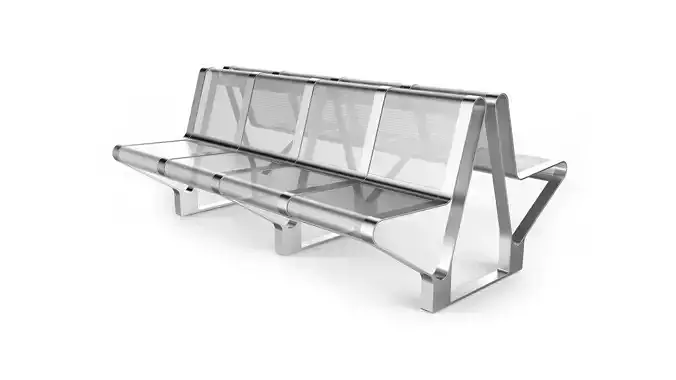 Waiting Room Seat V1 Double 4 Seats
