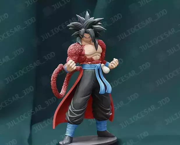 Dragon ball - Xeno Goku SSJ4 time patrol  3D print model
