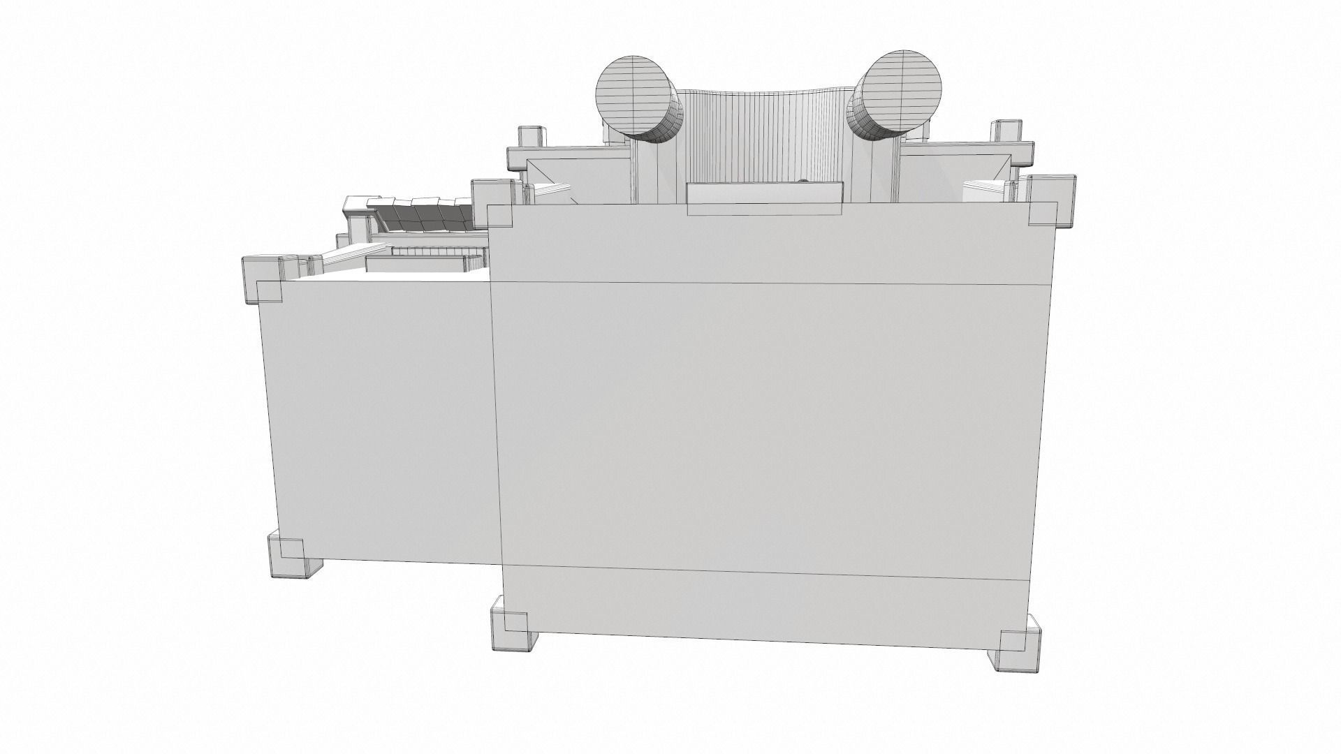 Cartoon house 04 3D model_18