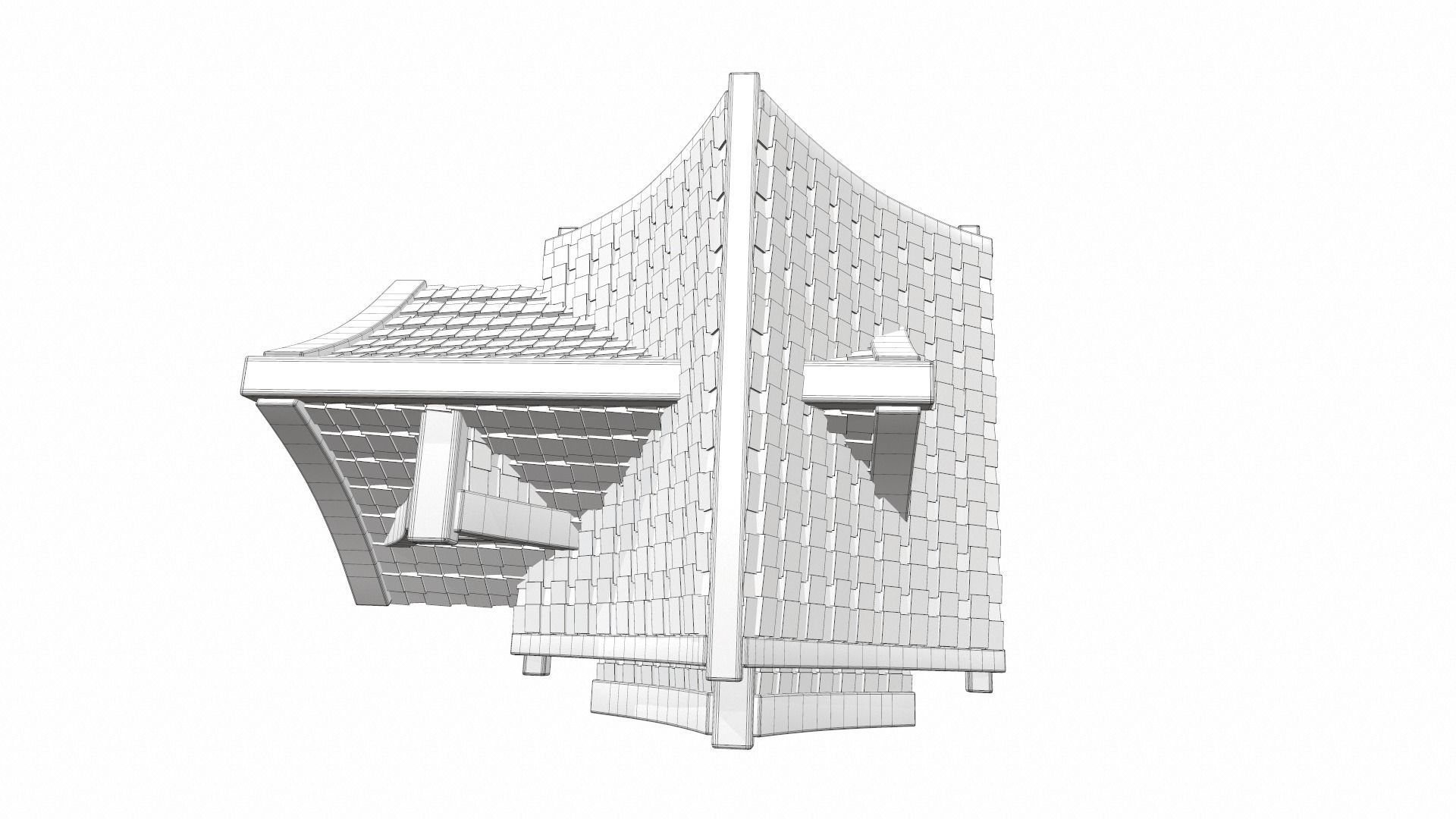 Cartoon house 04 3D model_19