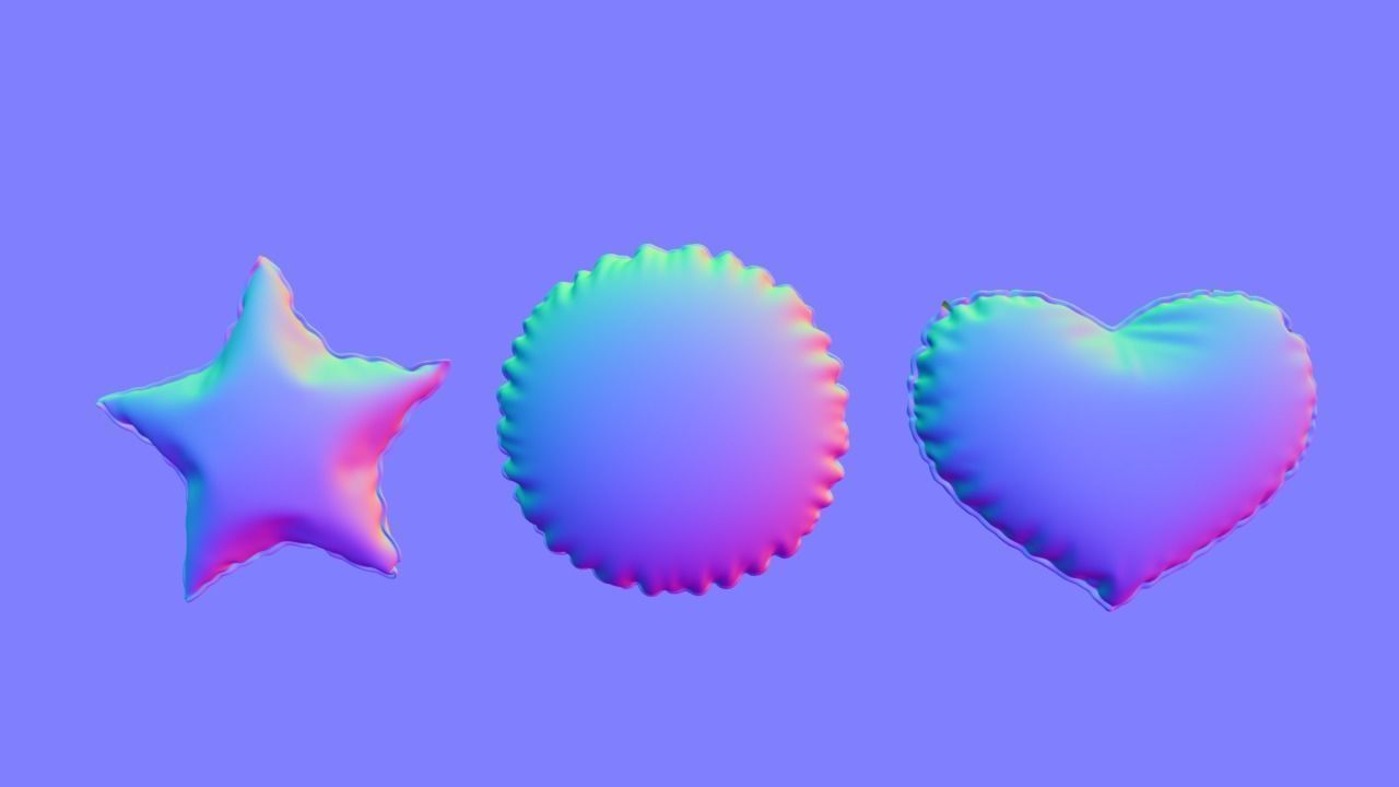 Party Balloons Free 3D model_2