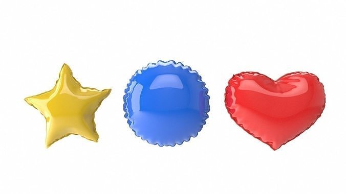Party Balloons Free 3D model