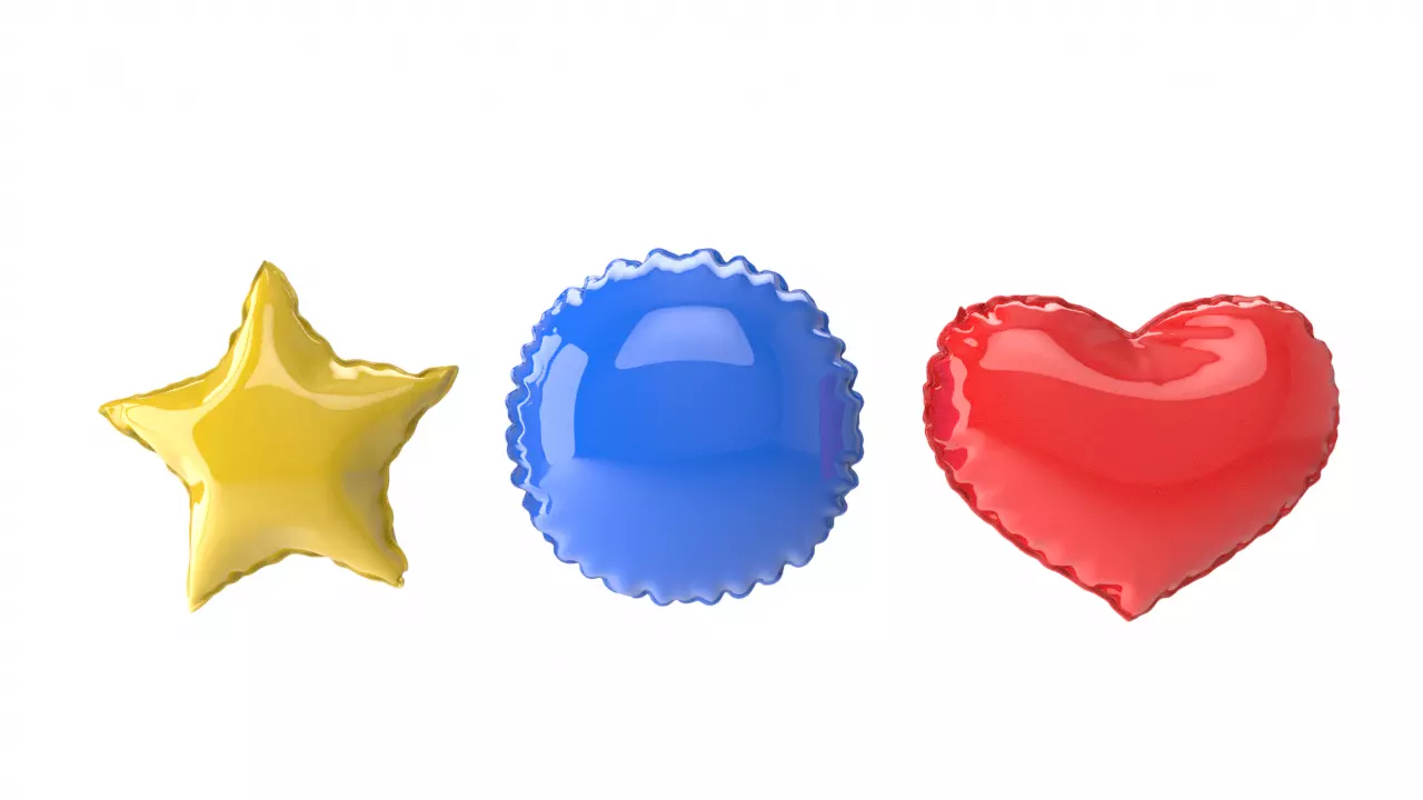 Party Balloons Free 3D model_0