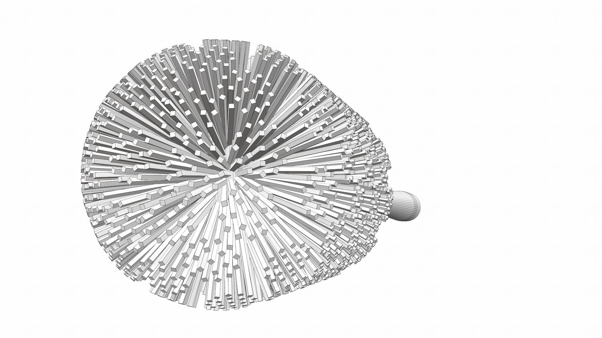 Toilet brush 3D model_11