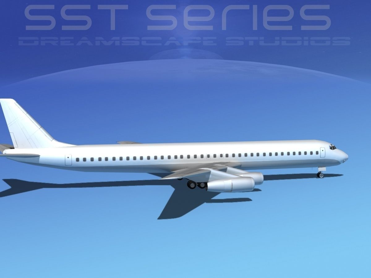 Douglas DC-8-61 LP SS 3D model_4