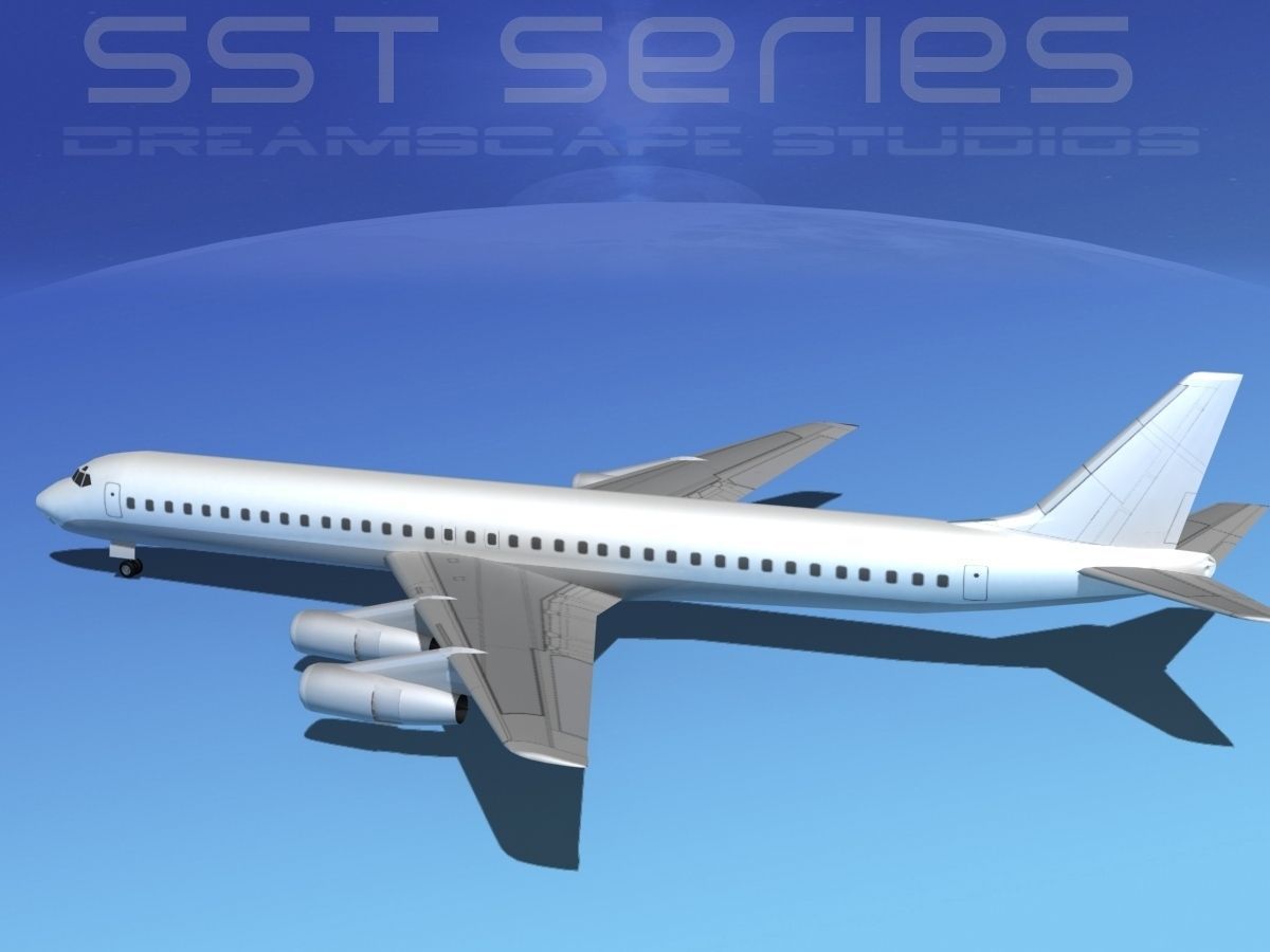 Douglas DC-8-61 LP SS 3D model_8