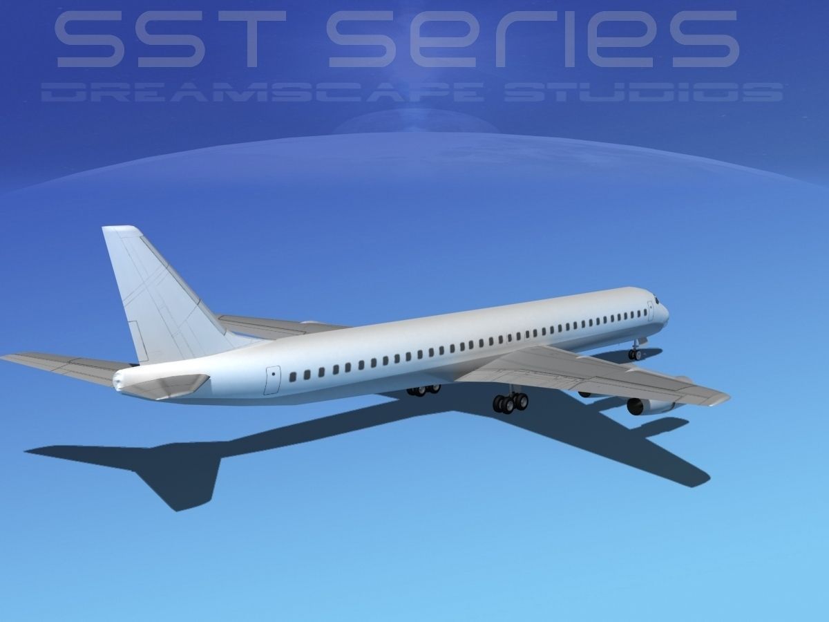 Douglas DC-8-61 LP SS 3D model_5