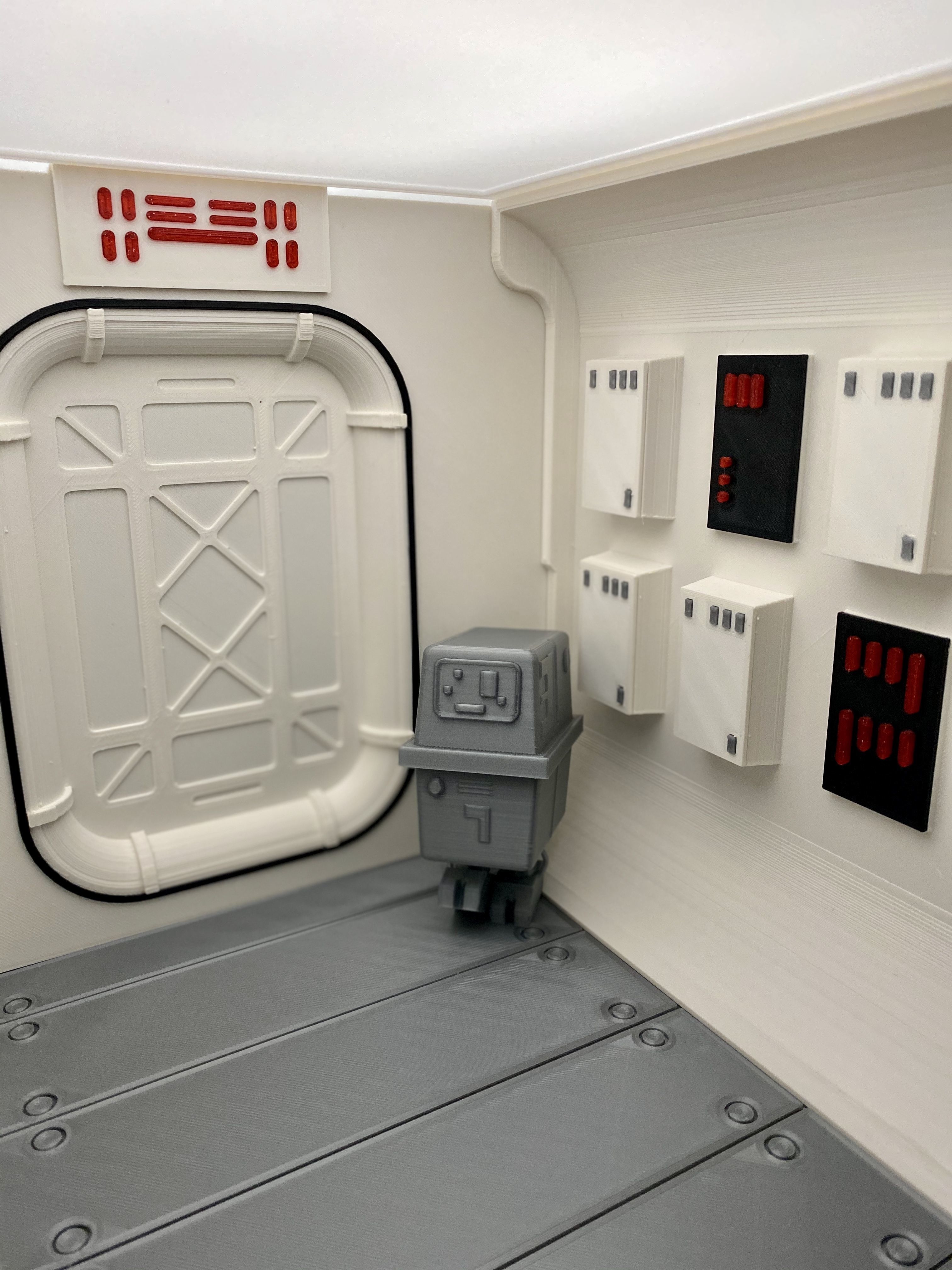 Tantive IV Diorama Rebel Blockade Runner Entryway Black Series 3D print model_3