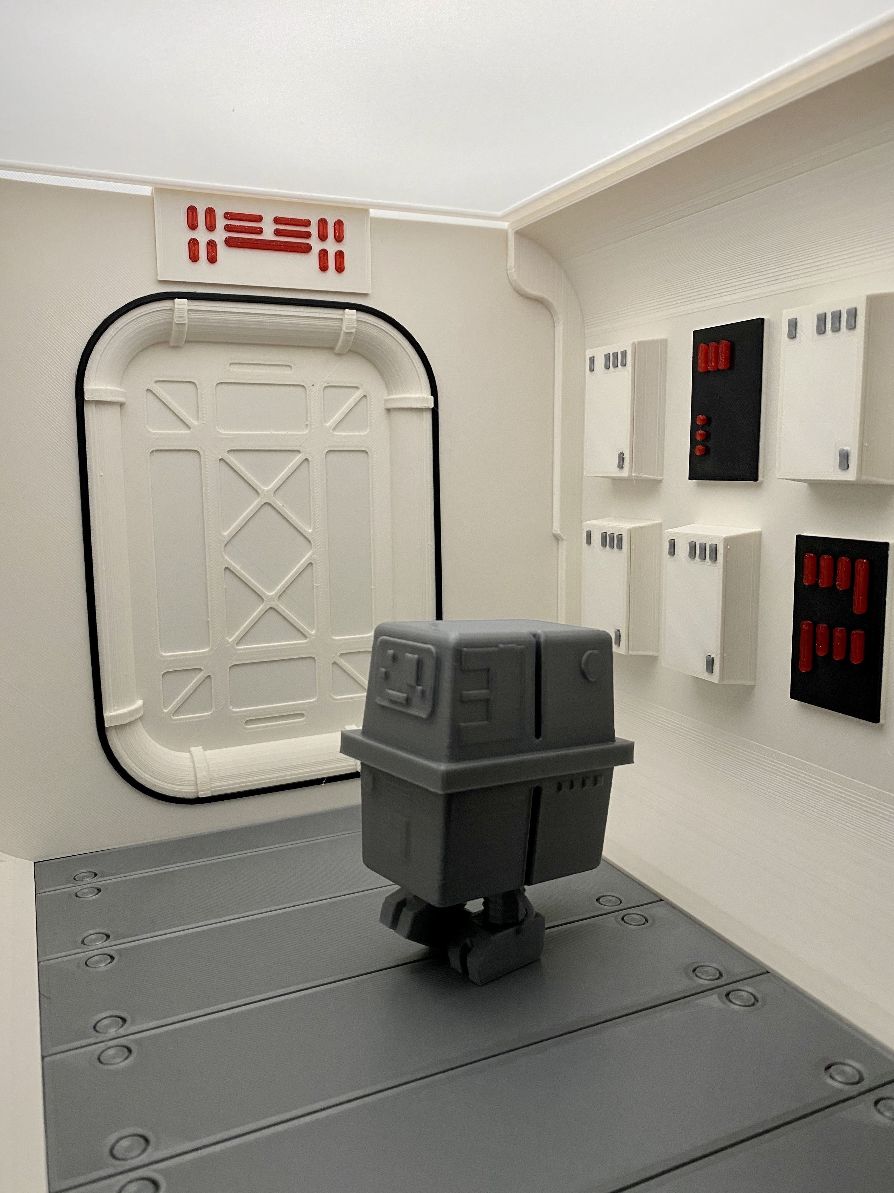 Tantive IV Diorama Rebel Blockade Runner Entryway Black Series 3D print model_4