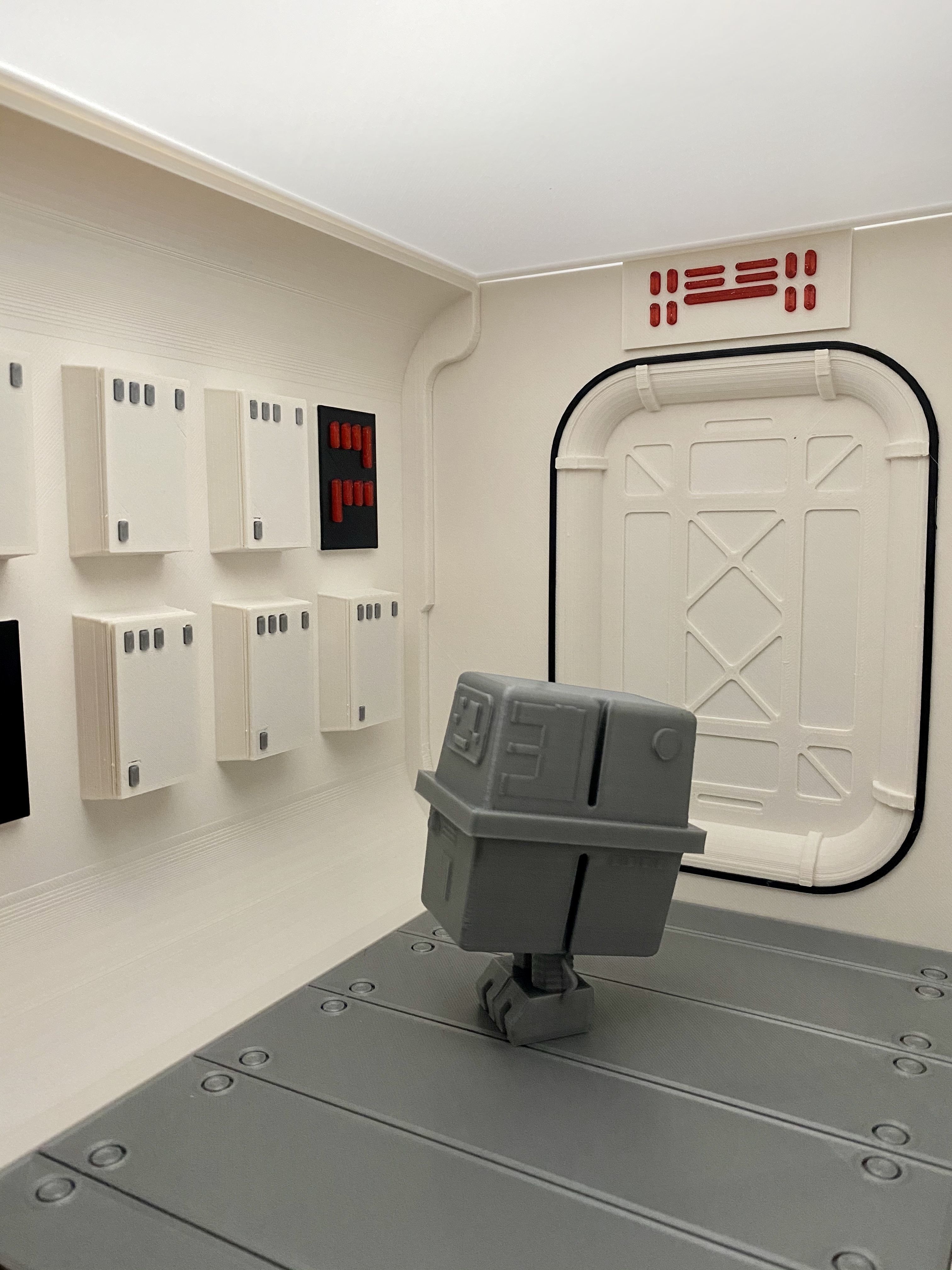 Tantive IV Diorama Rebel Blockade Runner Entryway Black Series 3D print model_2